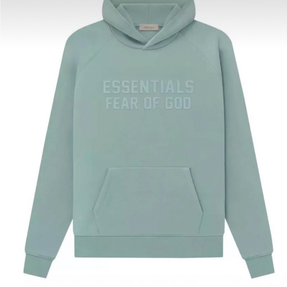 ESSENTIALS OF GOD Hoodie - sycamore